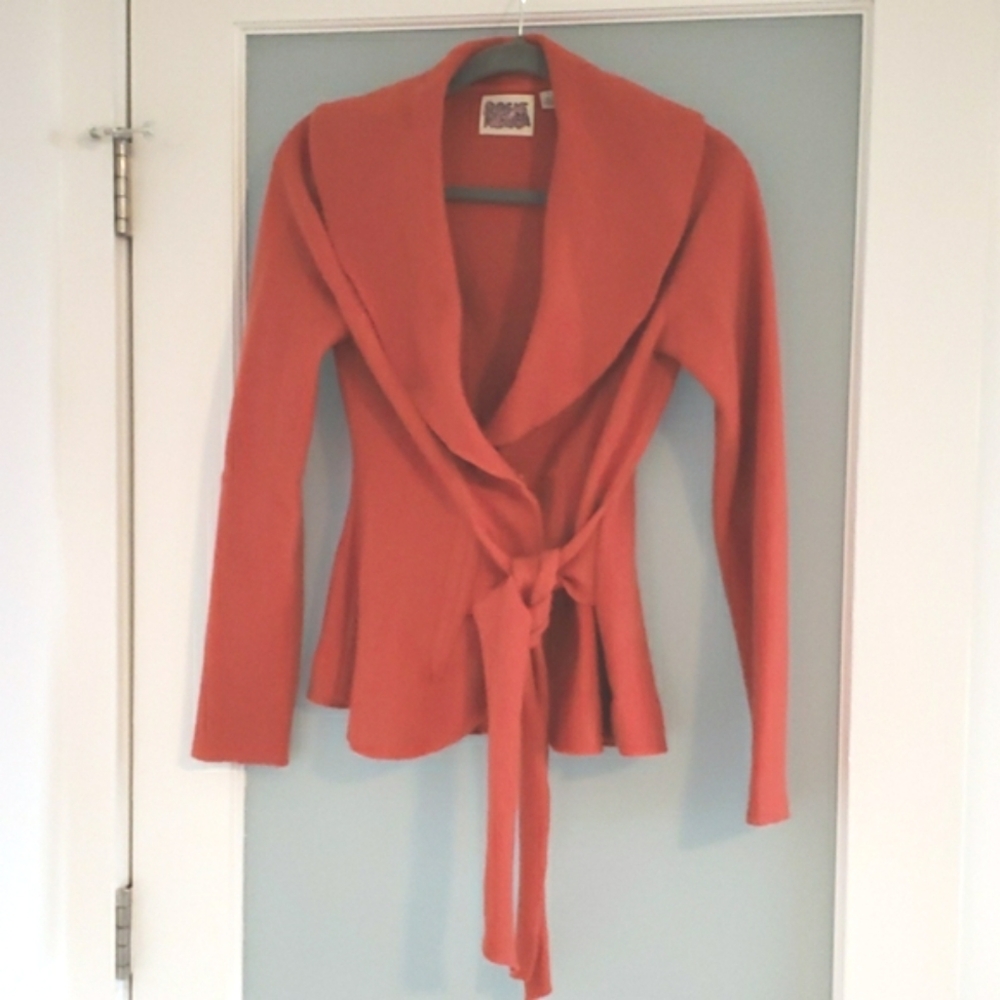 Wool Orange Blazer